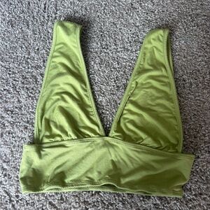 SHEIN Light Green Bandeau Bralette